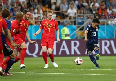 世界杯日本比利时2比3