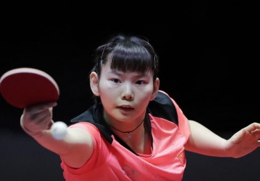 国乒2018年最强黑马何卓佳,精彩图片欣赏