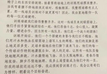 对体育的热爱的作文
