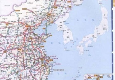 全国高速公路交通地图