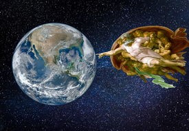 被摩羯卫星云图吓一跳，骷髅现形——揭秘太空中的奇异景象