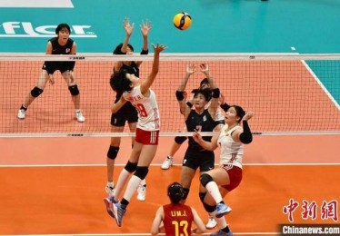 亚洲女排锦标赛中国对日本