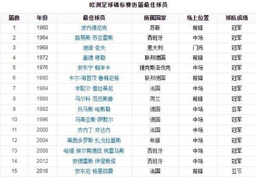 欧洲杯一共进了多少球员了