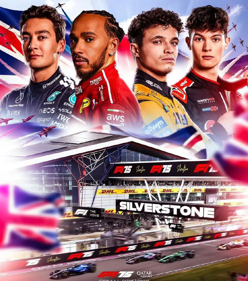 F1英国大奖赛开赛！汉密尔顿冲击十冠王，塞恩斯维斯塔潘迎战